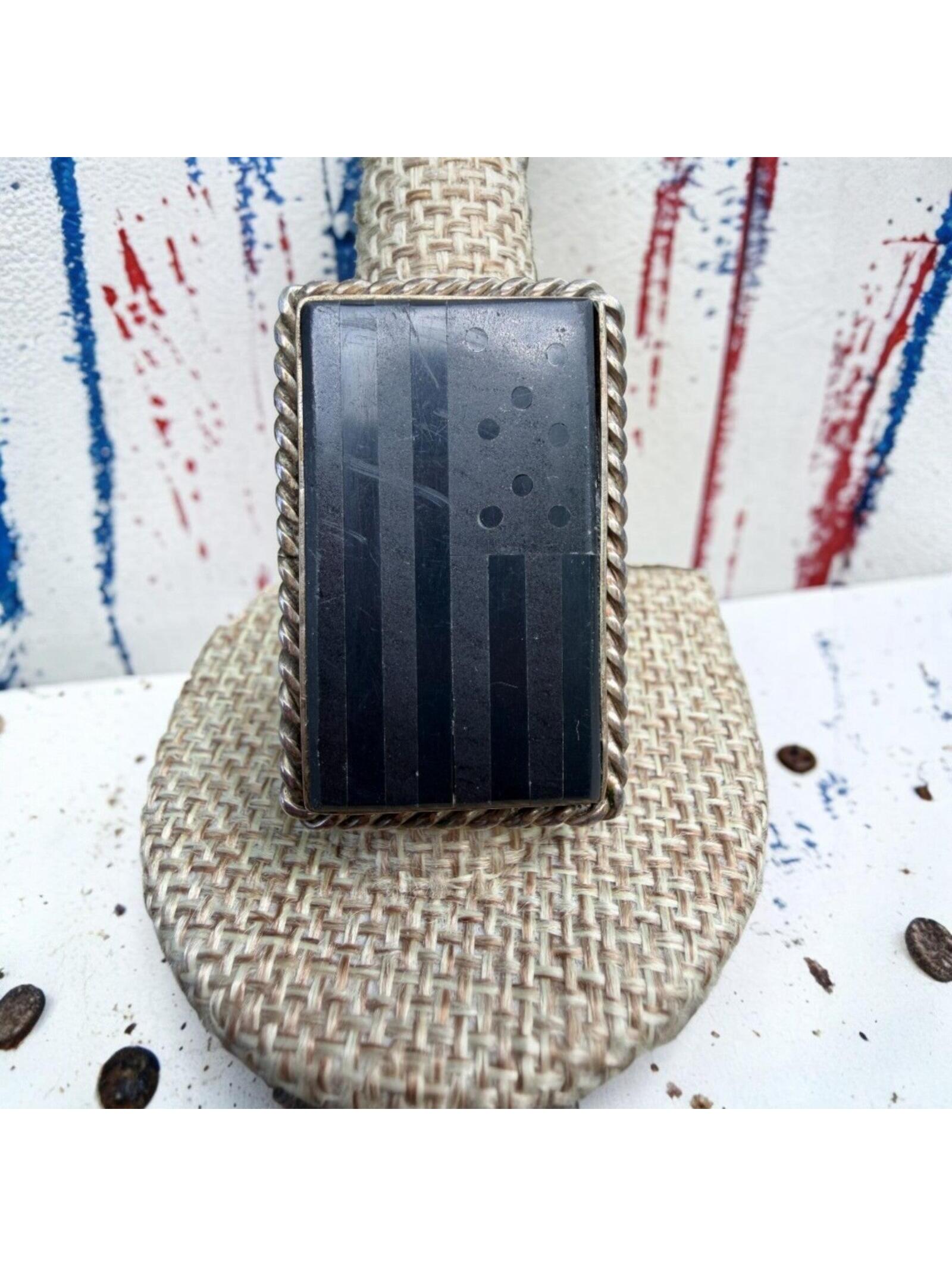 Darkest Moments Monument Flag Ring- Calvin Desson- Size 8 Or 10